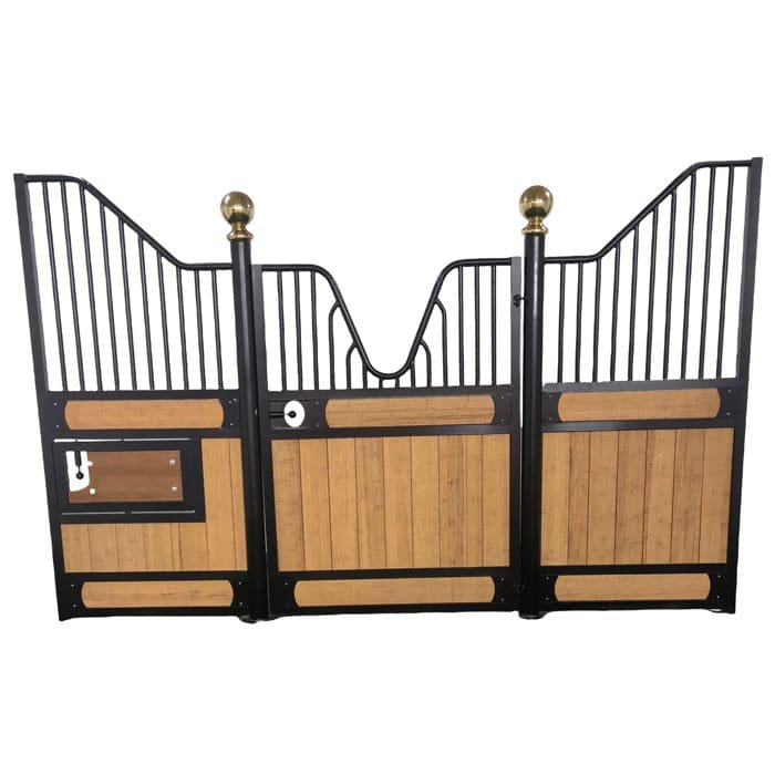 High-quality powder coated horse stable fronts for barns