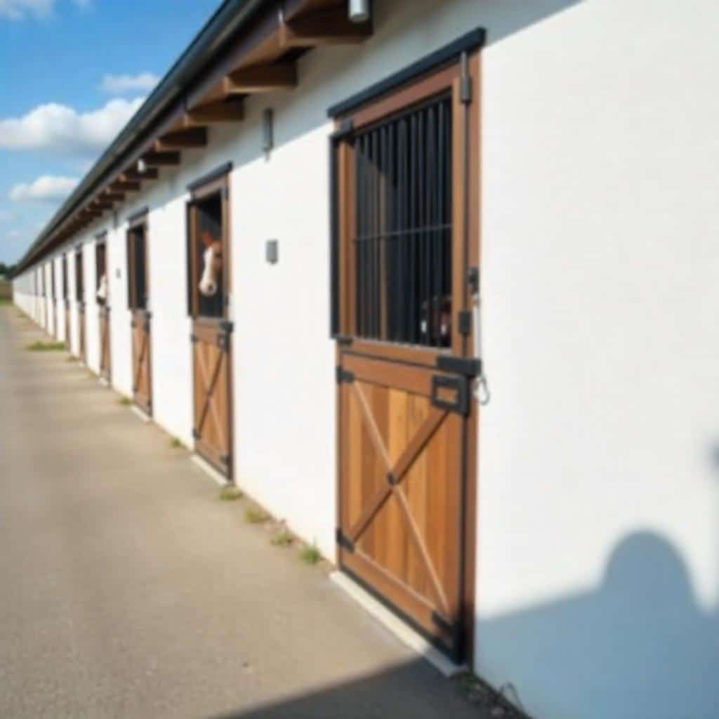 Barn window and door