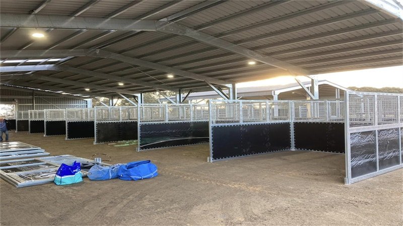 A durable horse stable designed for Australian climate