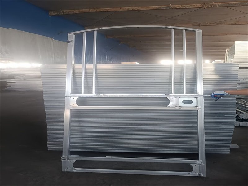 Durable horse stable construction process with high-quality materials
