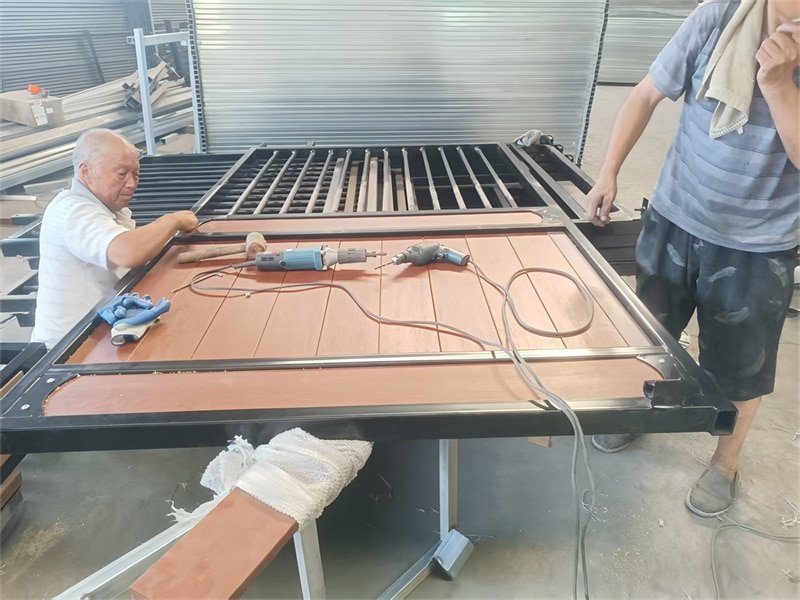 Durable horse stables being constructed with quality materials