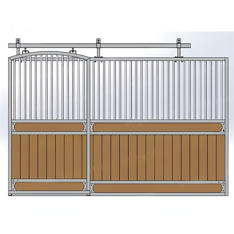 A variety of horse stable styles for equestrian facilities