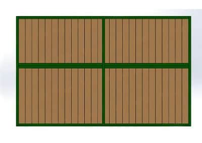 Various styles of modern horse stables showcasing diverse designs