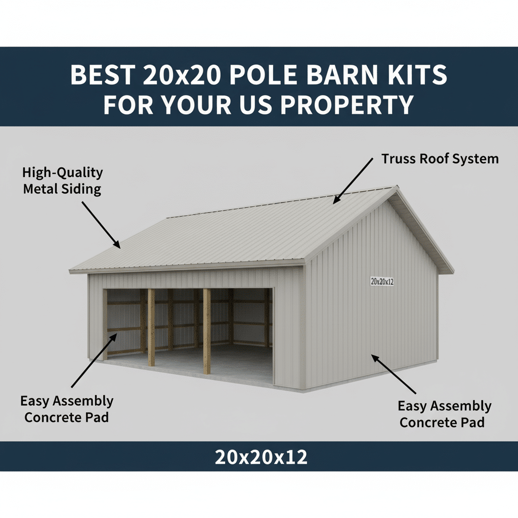 Best 20x20 Pole Barn Kits for Your US Property