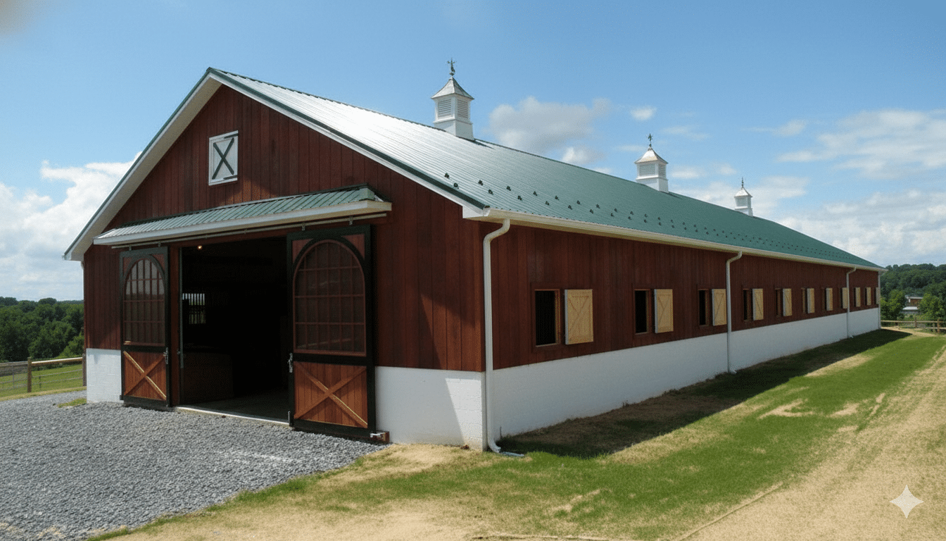 How to Accurately Calculate Your Horse Barn Cost in the US