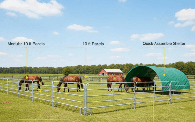 How to Use 10 ft Corral Panels for Paddocks and Shelters in the US