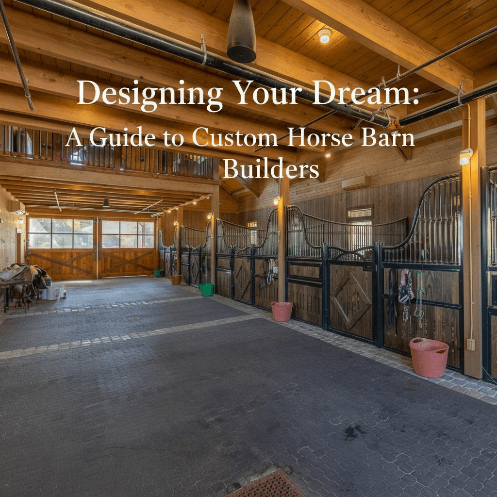 A Guide to Custom Horse Barn Builders