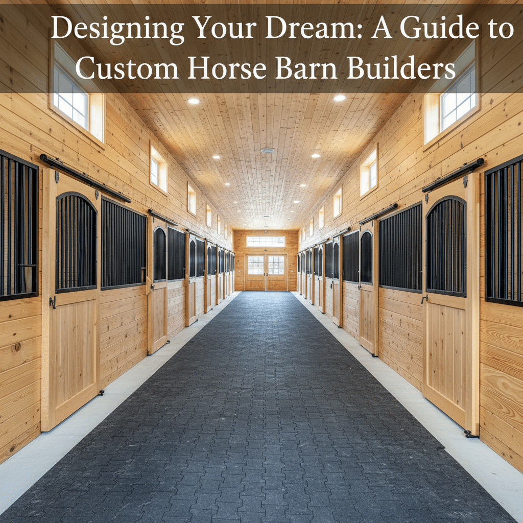 A Guide to Custom Horse Barn Builders
