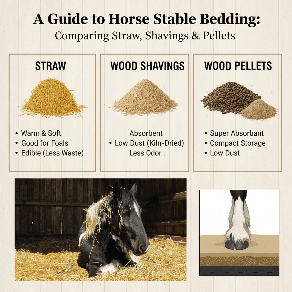A Guide to Horse Stable Bedding