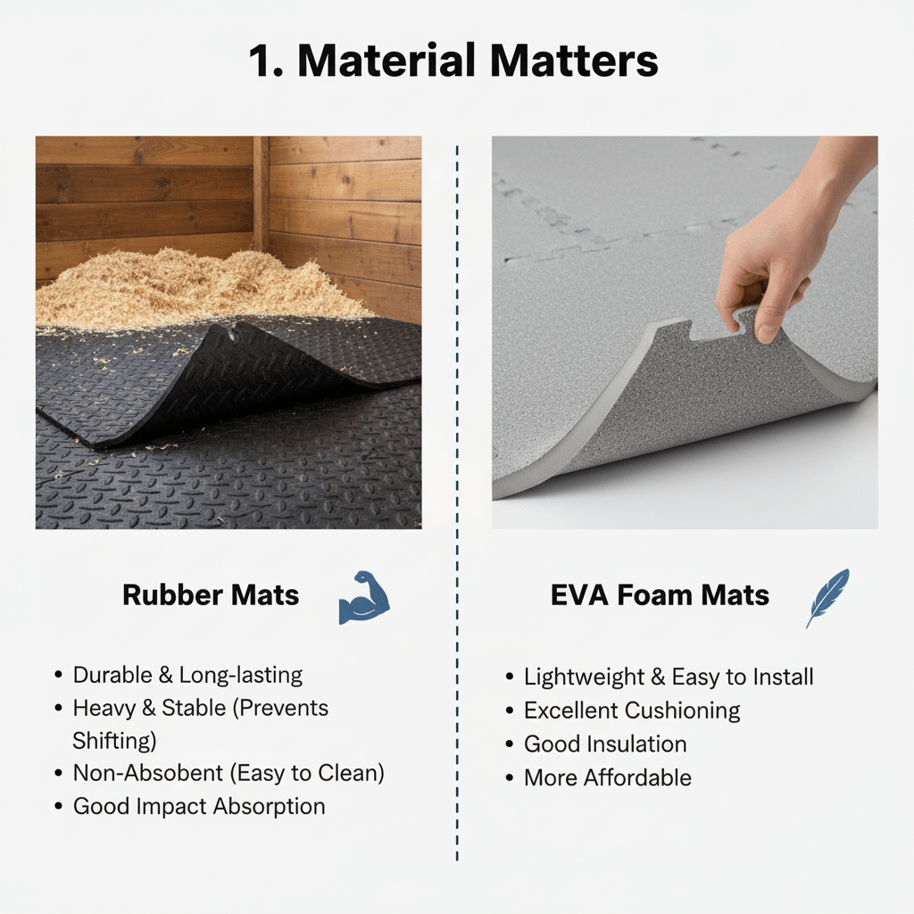 Choosing the Best Horse Stall Mats