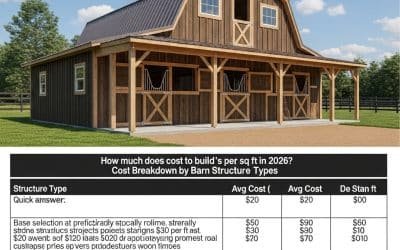 Cost to Build Horse Stable 2026: Avoid $150k Surprise