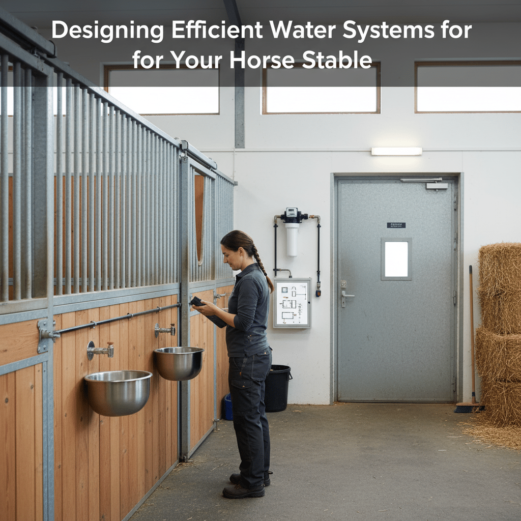 Designing Efficient Water Systems for Your Horse Stable