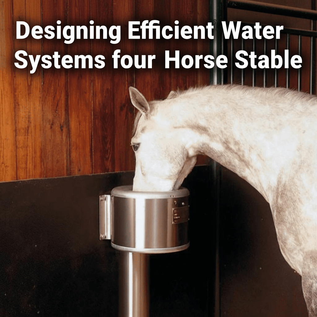 Designing Efficient Water Systems for Your Horse Stable