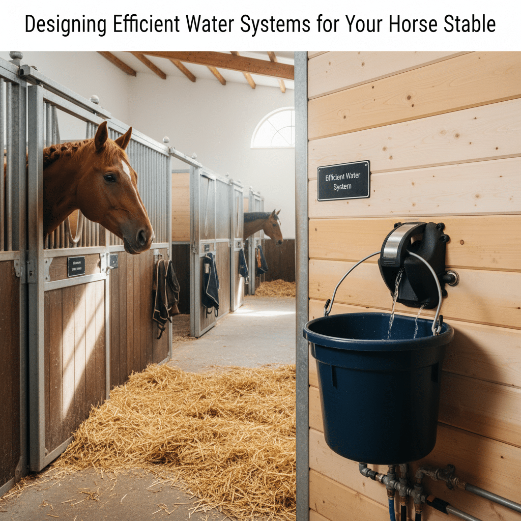 Designing Efficient Water Systems for Your Horse Stable