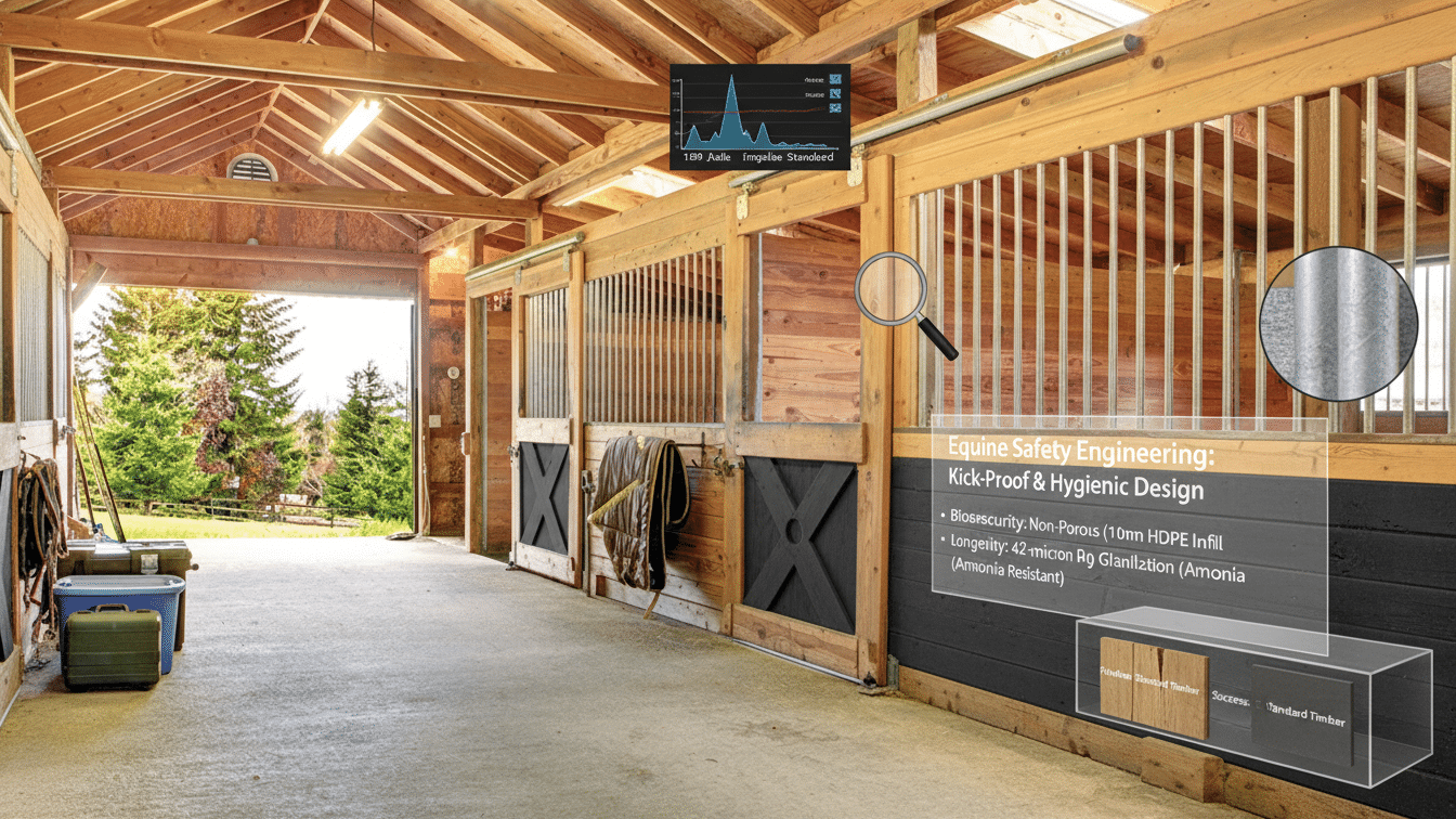 Equine Safety Engineering Kick-Proof & Hygienic Design