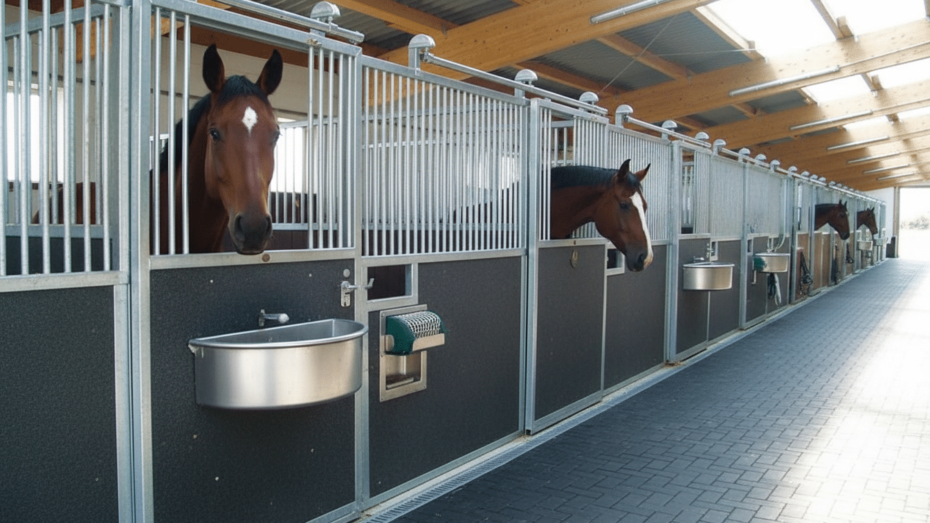 Foaling Stall Base Plate Protection Against Ammonia Corrosion