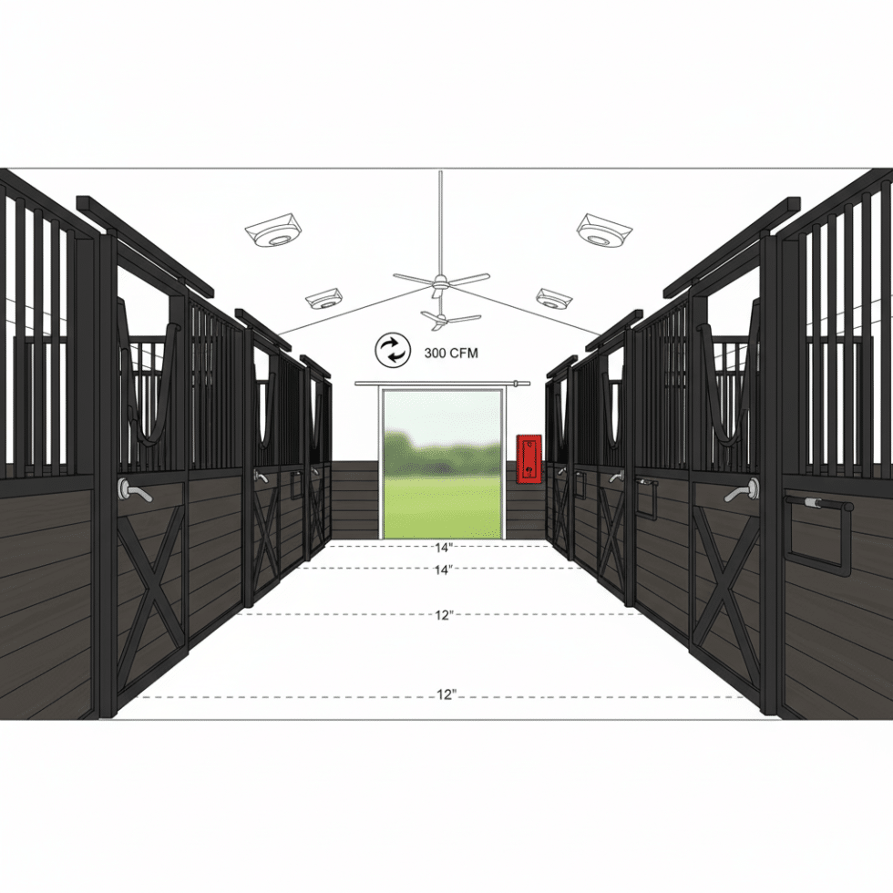 Stables Layout Horse Stables Design Guide: Layouts, Dimensions & Safety Specs