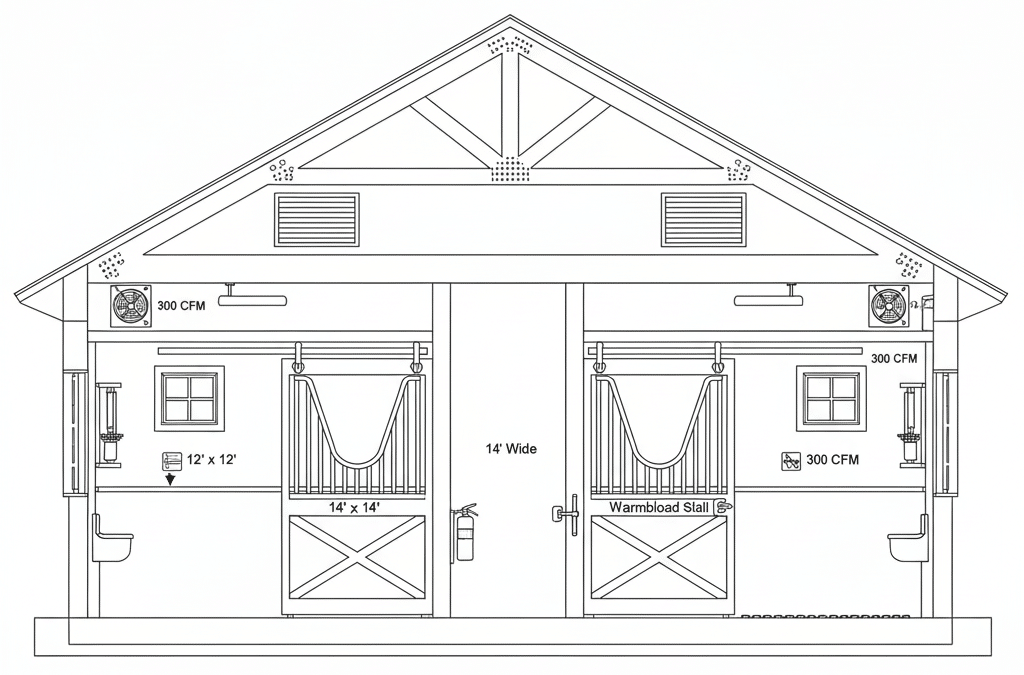 Ultimate Horse Stable Design Guide: Layouts, Dimensions & Workflow