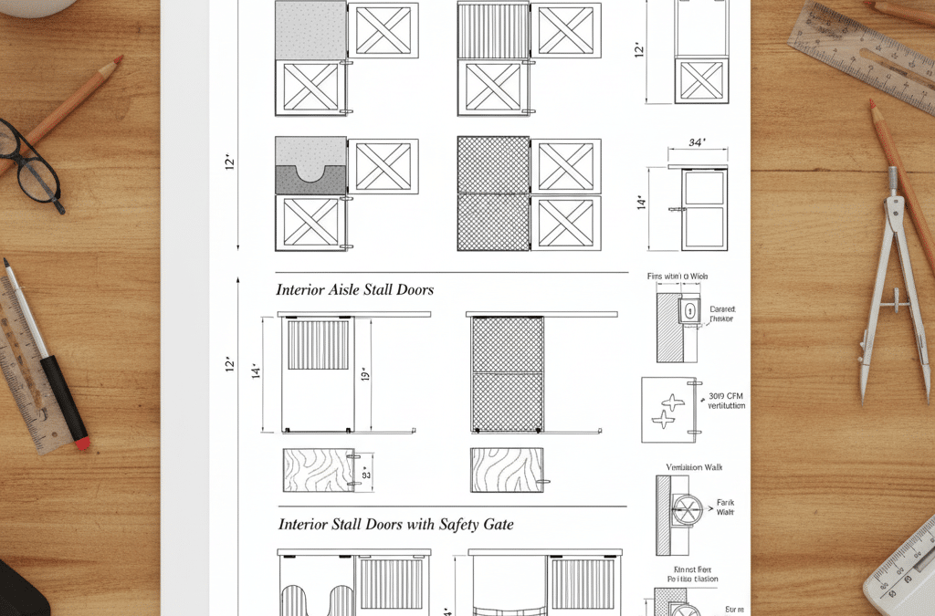 Horse Stables Design Guide: Layouts, Dimensions & Safety Specs