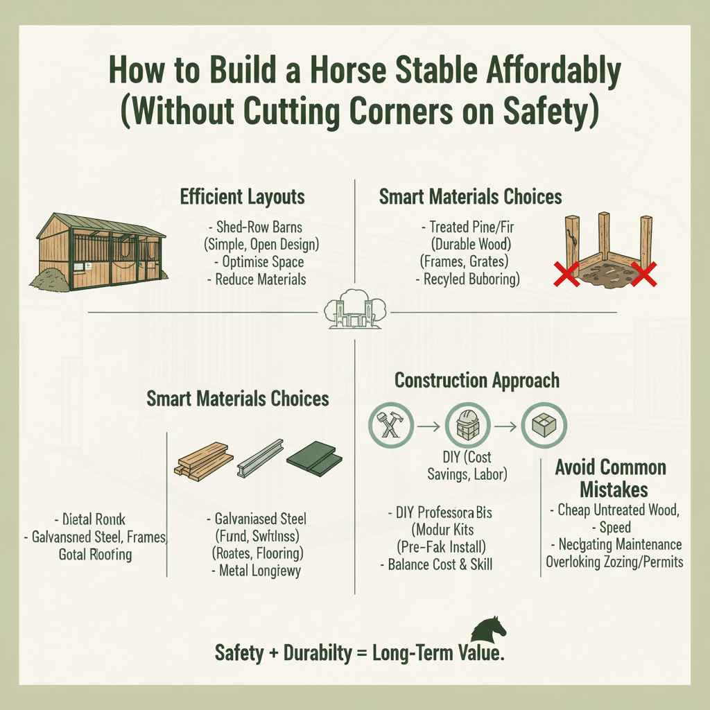 How to Build a Horse Stable Affordably