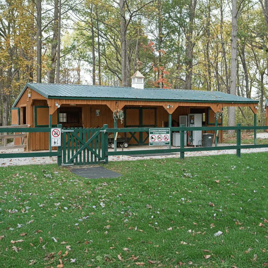 Implementing Horse Stable Biosecurity Measures in France