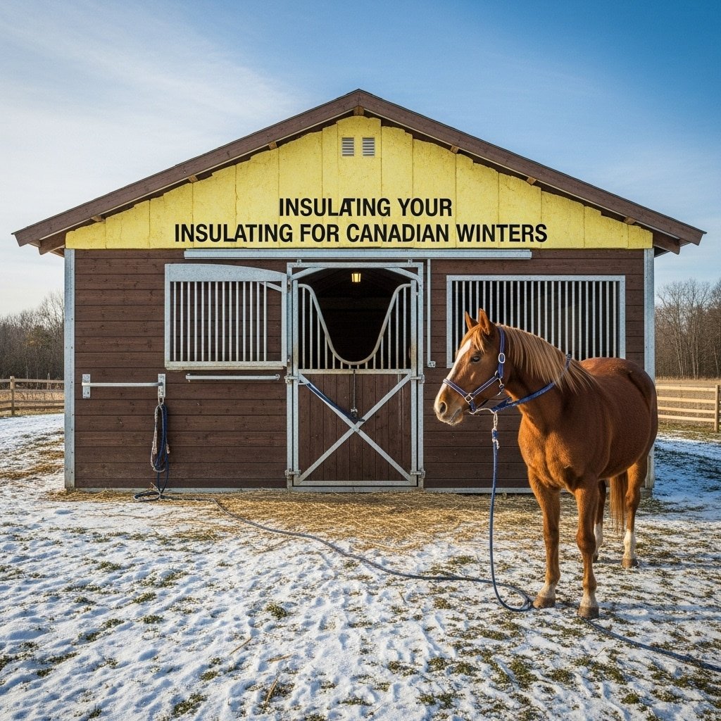 Insulating Your Horse Stable for Canadian Winters