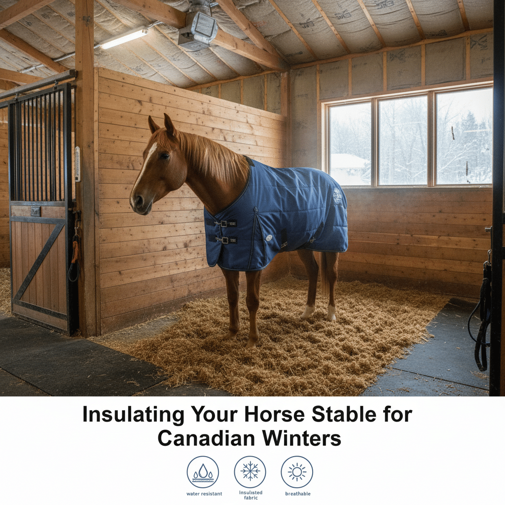 Insulating Your Horse Stable for Canadian Winters