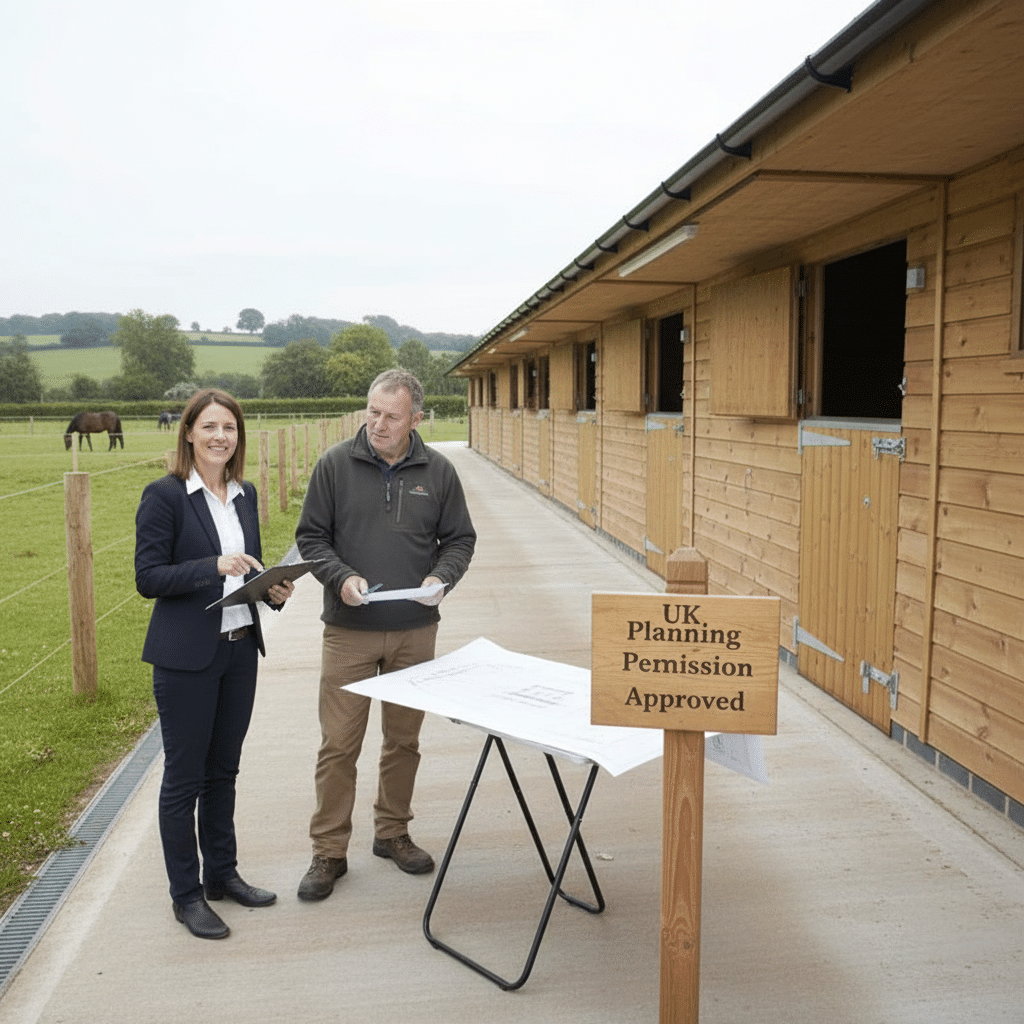 Navigating UK Planning Permission for Your Horse Stable Build