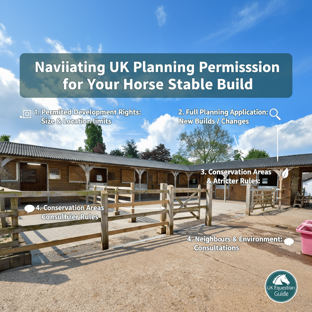 Navigating UK Planning Permission for Your Horse Stable Build