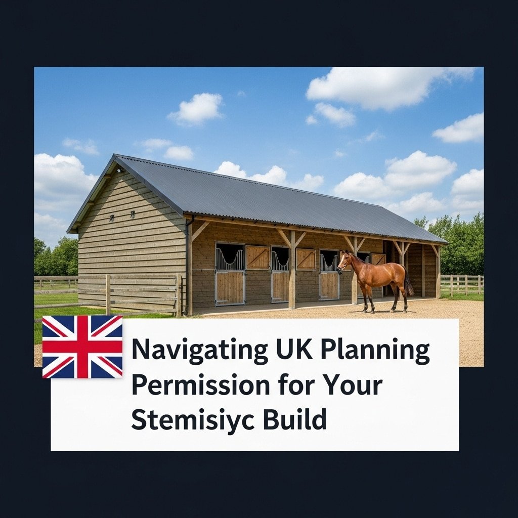 Navigating UK Planning Permission for Your Horse Stable Build