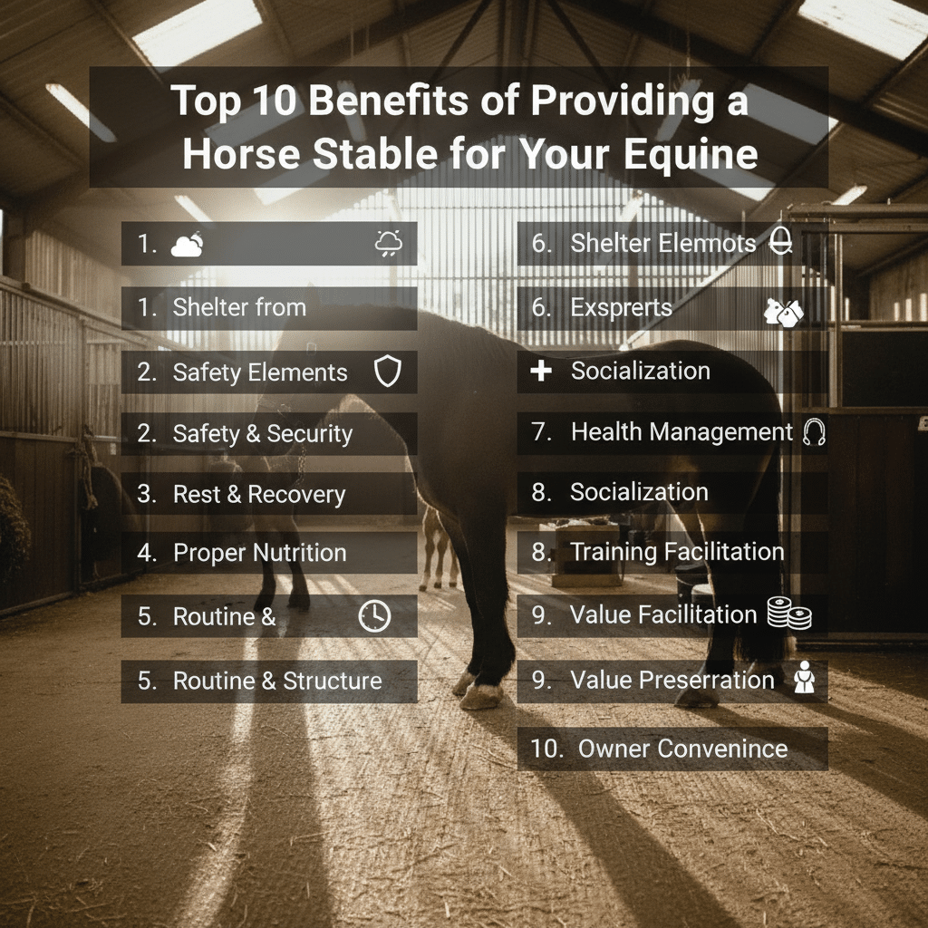 Providing a Horse Stable for Your Equine