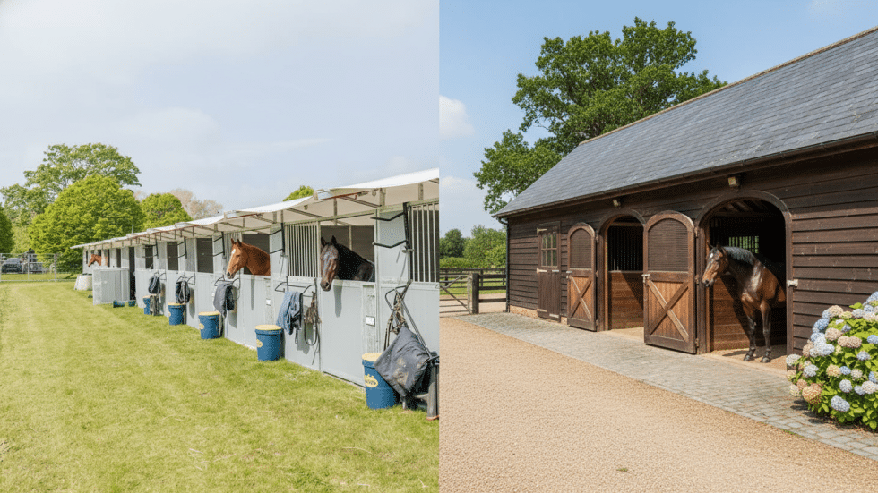 Temporary vs. Permanent Stables: Choosing the Right Solution