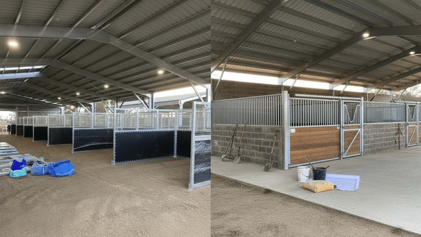 Temporary vs. Permanent Stables Choosing the Right Solution