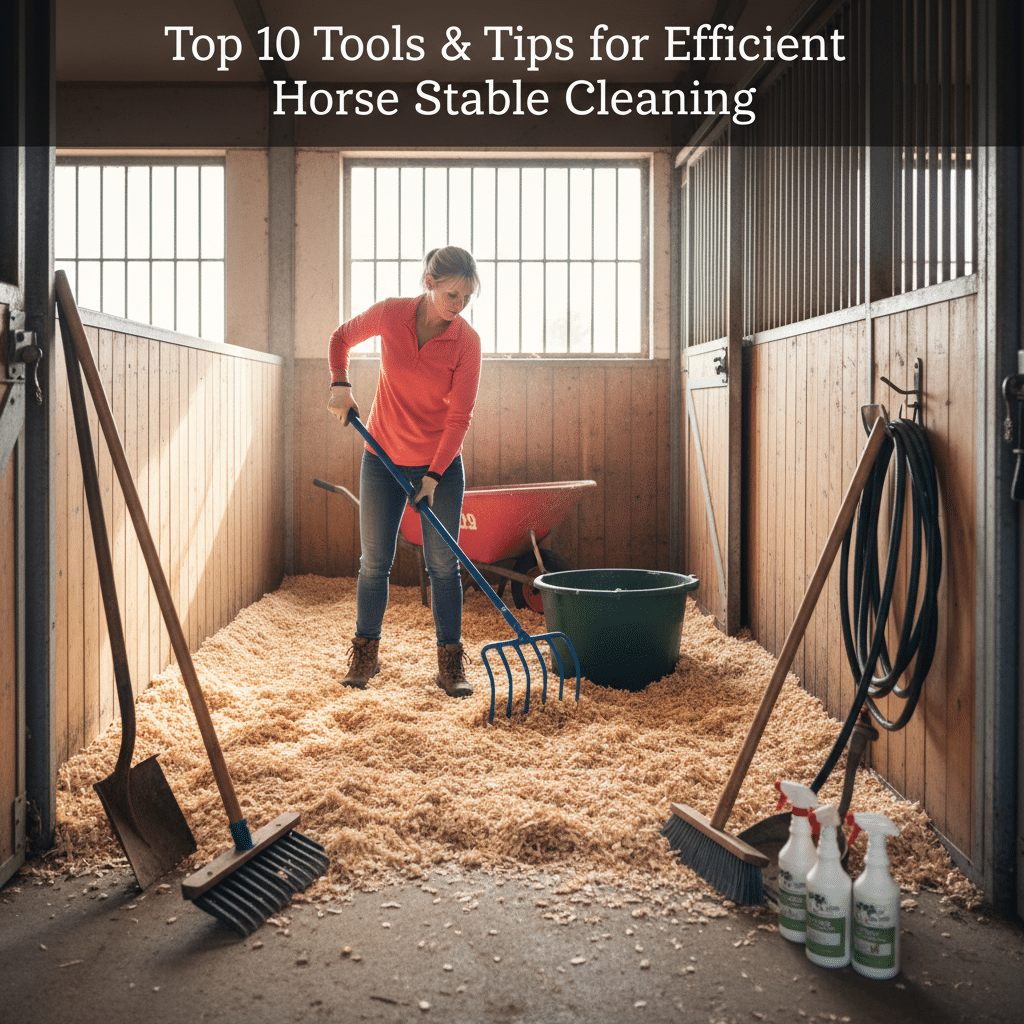 Tools & Tips for Efficient Horse Stable Cleaning