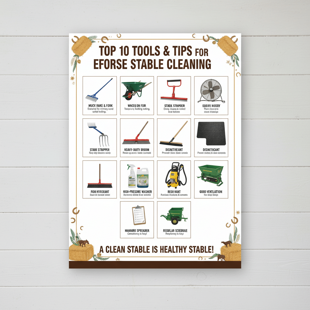 Tools & Tips for Efficient Horse Stable Cleaning