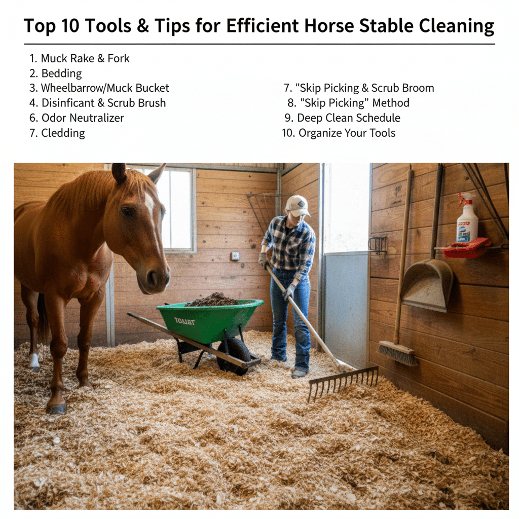 Tools & Tips for Efficient Horse Stable Cleaning