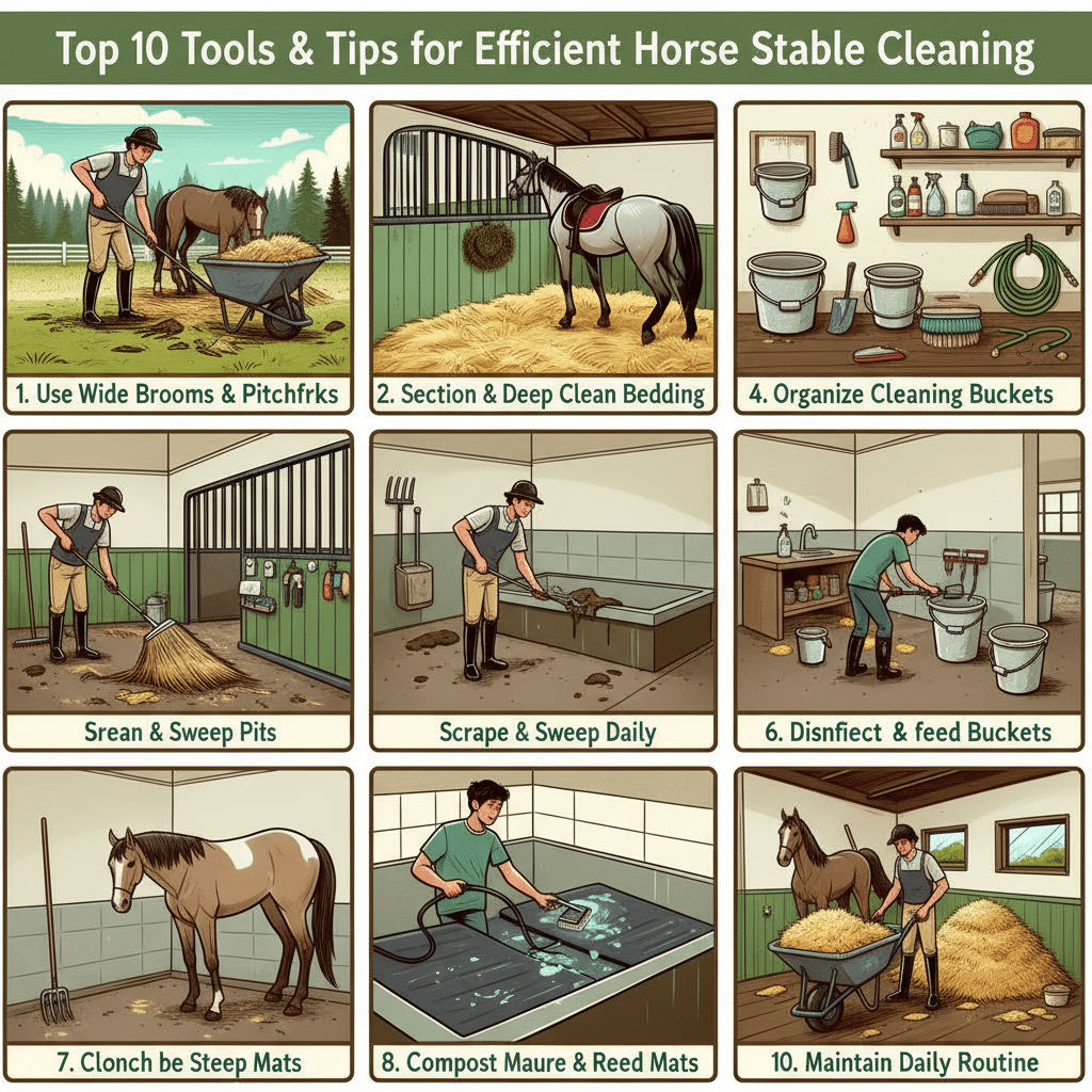 Tools & Tips for Efficient Horse Stable Cleaning