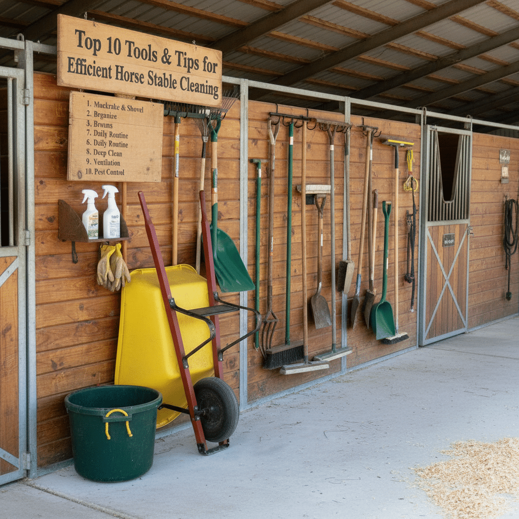 Tools & Tips for Efficient Horse Stable Cleaning