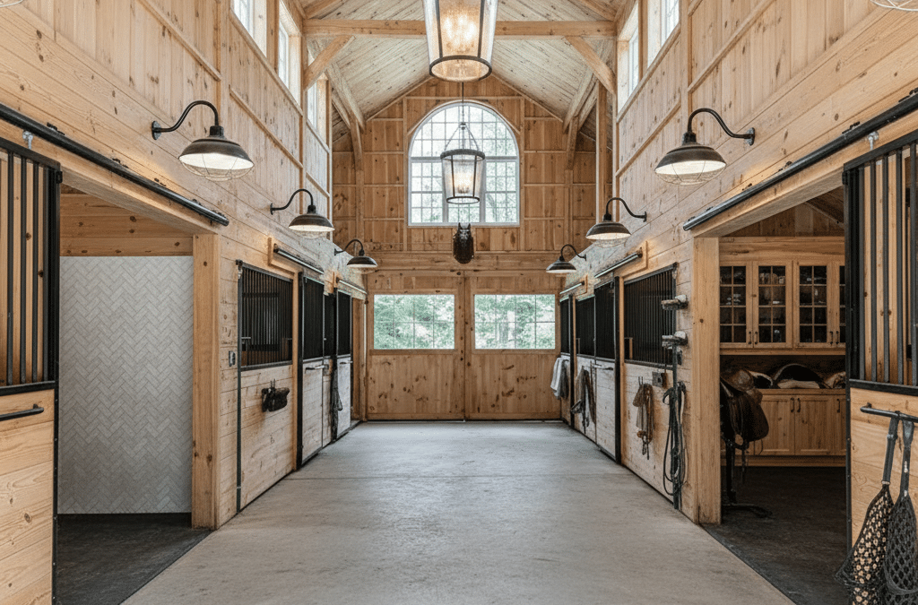 Top 10 Design Ideas for Indoor Horse Stable Complexes