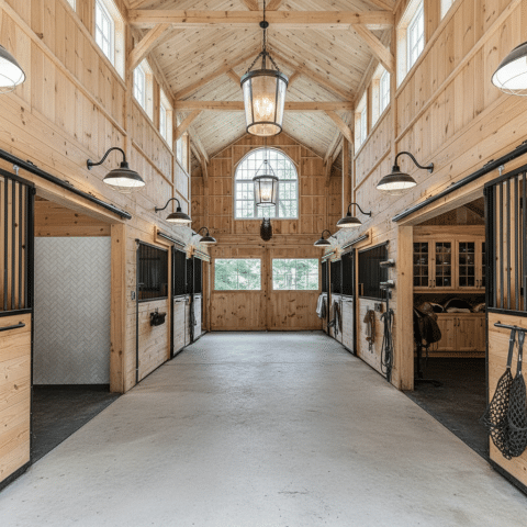 Top 10 Design Ideas for Indoor Horse Stable Complexes