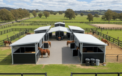 DIY Horse Stable Kits Australia: Hot-Dip vs Pre-Galvanized