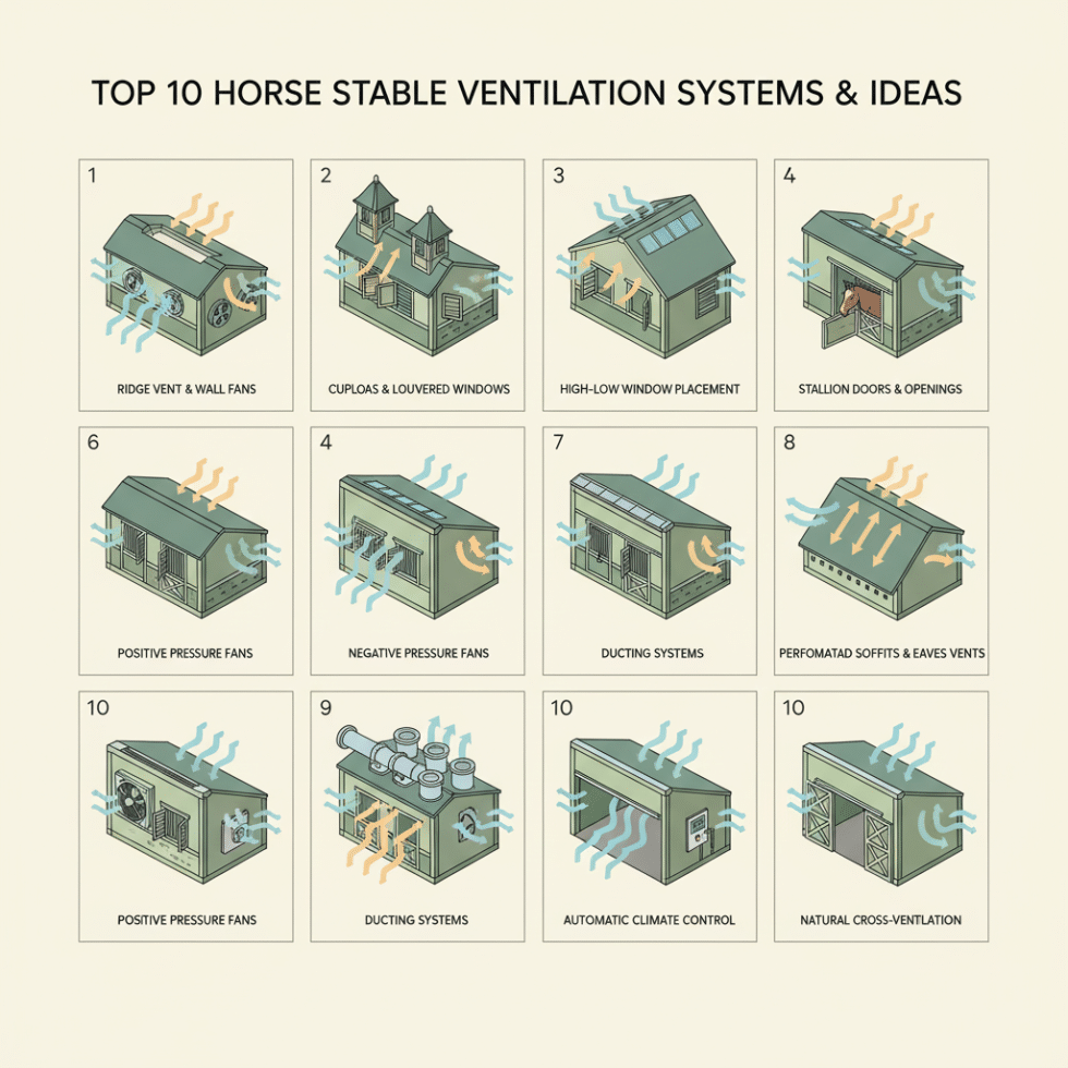 Top 10 Horse Stable Ventilation Systems & Ideas