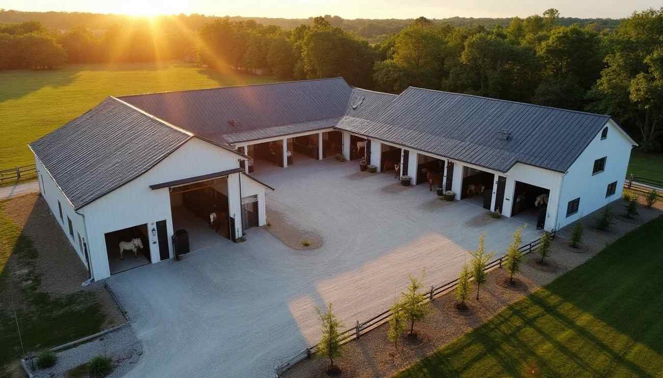 What is the Ideal Roof Pitch for a Horse Stable