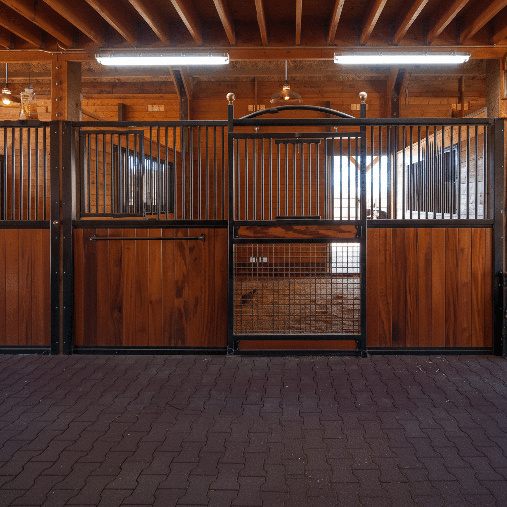 energy-efficient lighting for horse stables