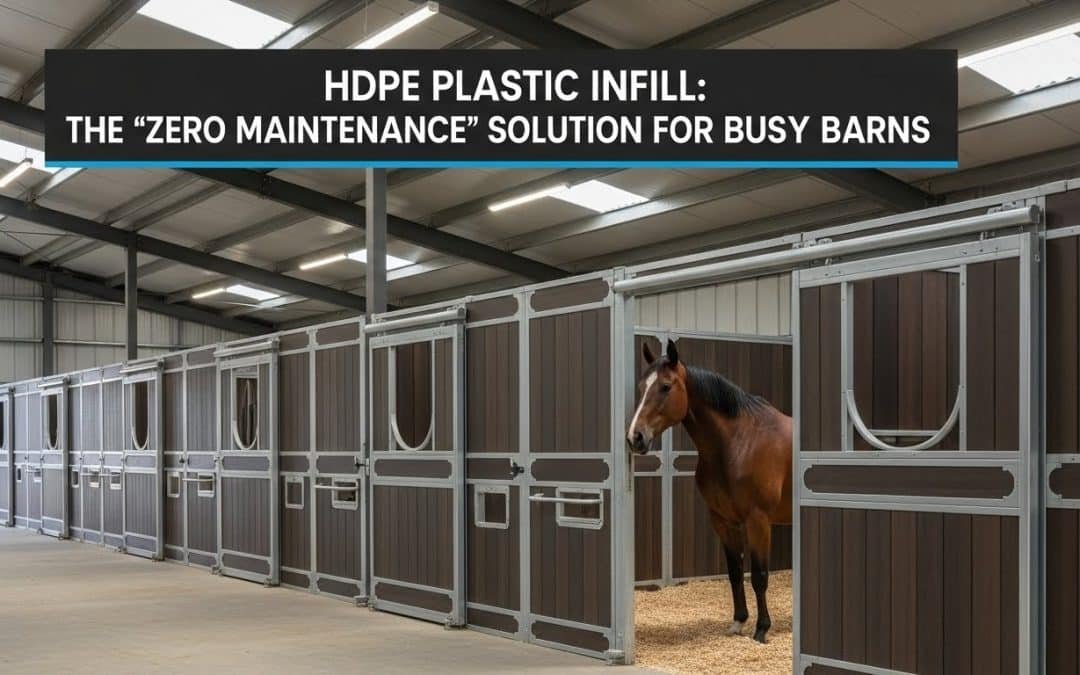 HDPE Plastic Infill: The “Zero Maintenance” Solution for Busy Barns
