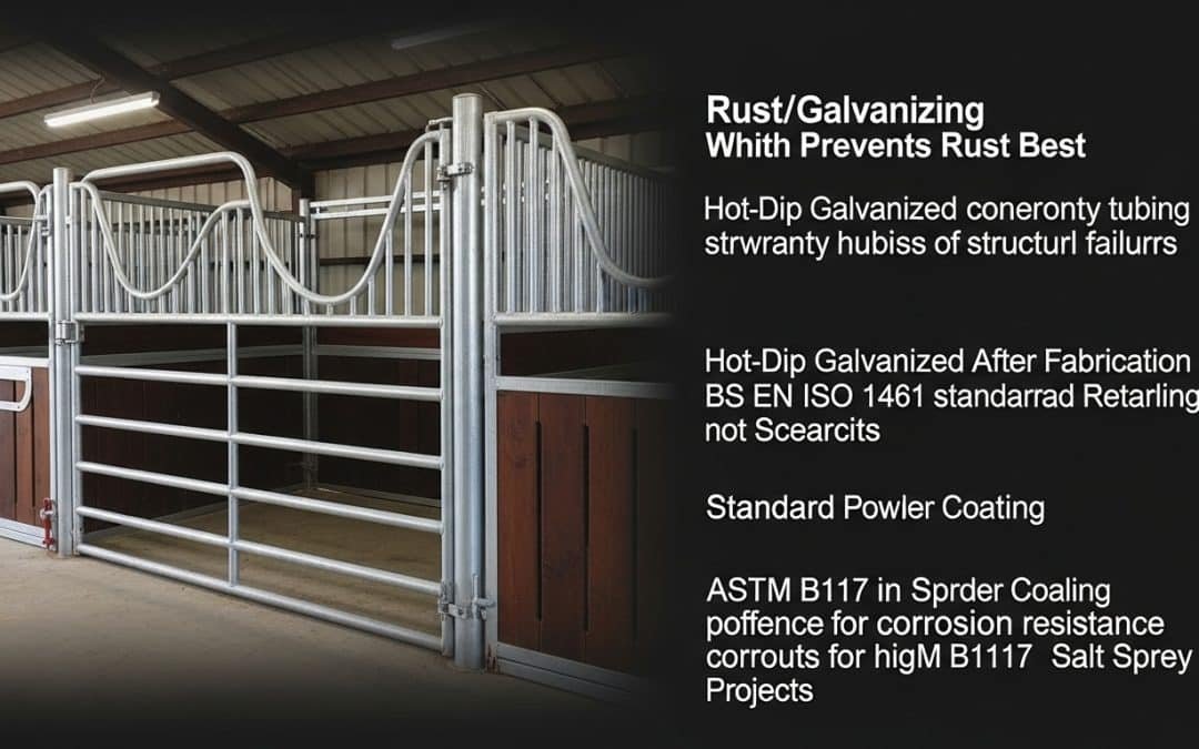 Galvanisation à chaud ou revêtement par poudre : Qu'est-ce qui prévient le mieux la rouille ?