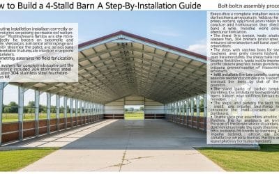 How to Build a 4-Stall Barn: A Step-by-Step Installation Guide