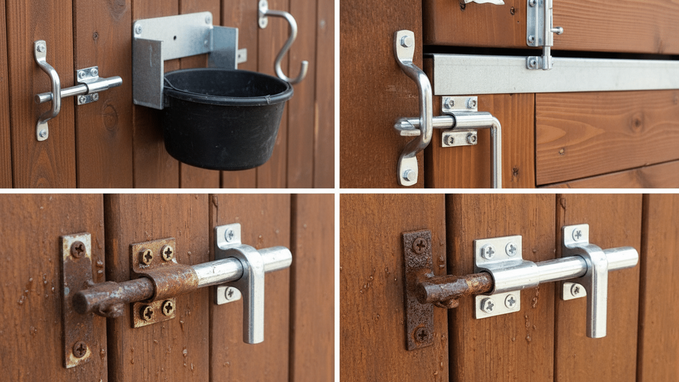 Stable Hardware Guide Latches, Feeders & Track Systems