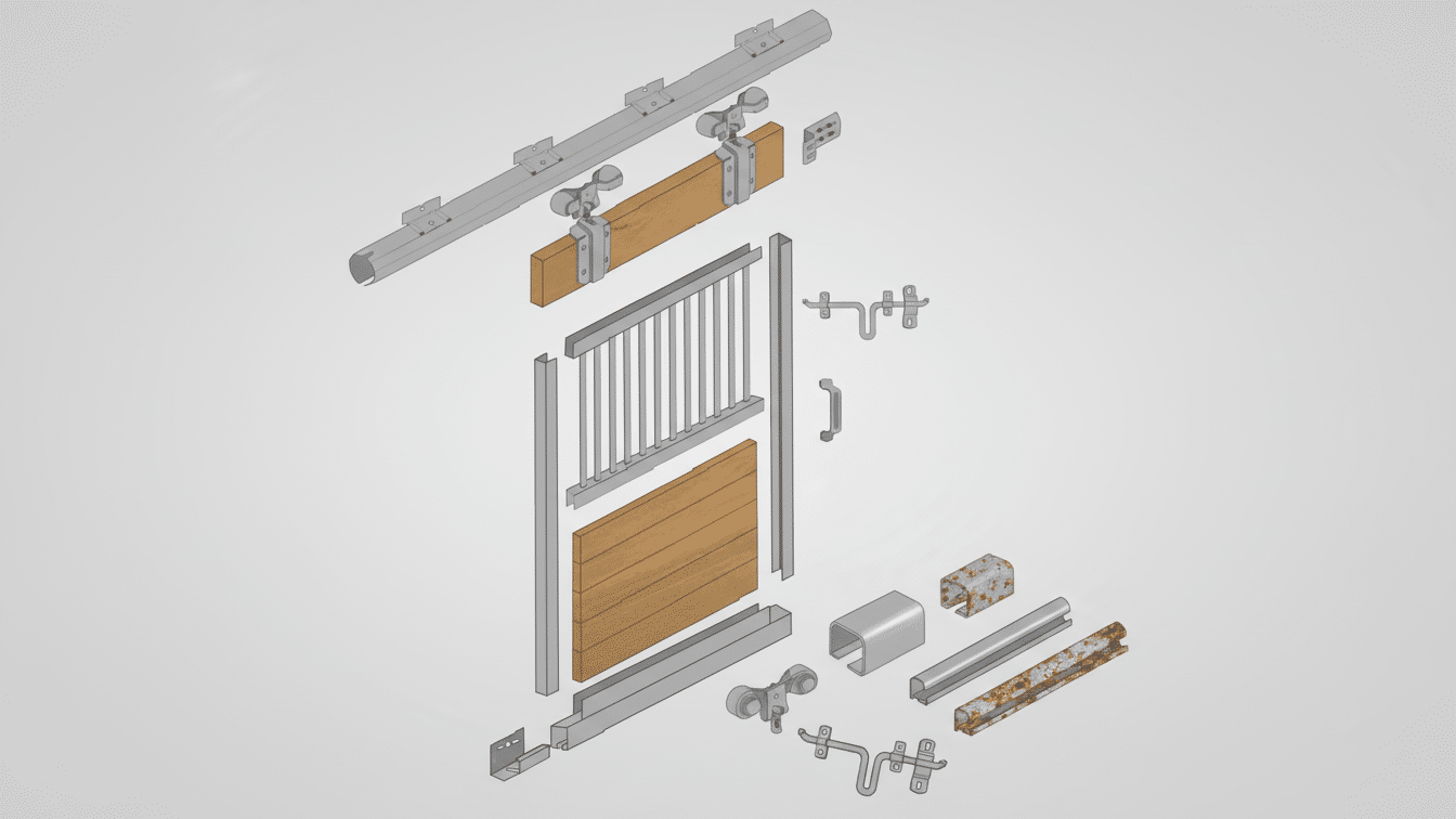 Stable Hardware Guide Latches, Feeders & Track Systems