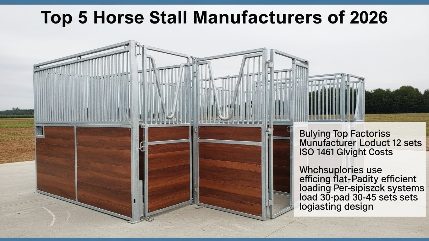 Top 5 Horse Stall Manufacturers of 2026 Global Sourcing Guide